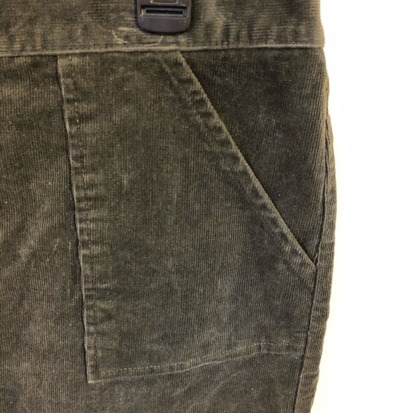 Motherhood Maternity Olive Green Corduroy Mini Skirt Medium M - Picture 4 of 6